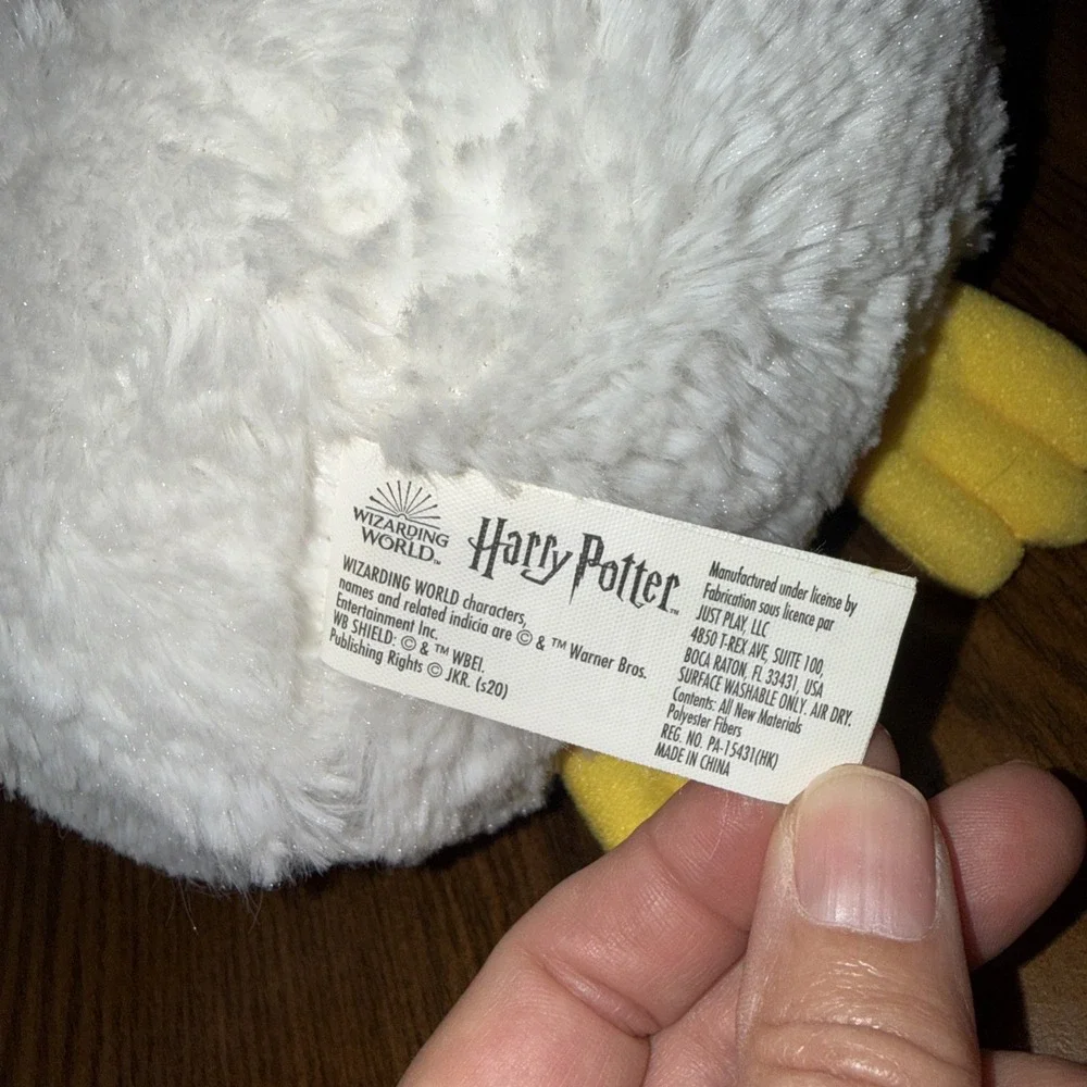 Harry Potter Hedwig Snowy Owl Plush Toy 12 Inches Stuffed Animal